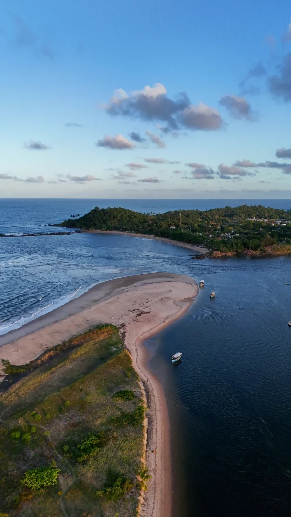 Praia do Pontal en vue de drone